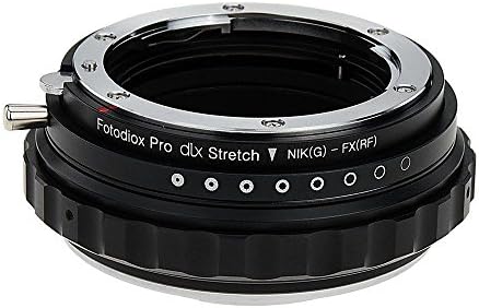 Fotodiox Lens Mount Adapter – Nikon Nikkor DLX Stretch F Mount G-Type D/SLR Lens for Fujifilm X Series Mirrorless Camera Body with Macro Focusing Helicoid and Magnetic Drop In Filter