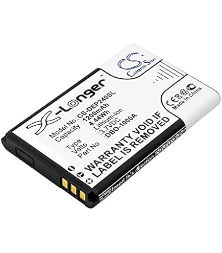 Vhbw Batteria Al Litio 650mAh Per Sagem MY202c, MY200c, MY411cv, MY411c, MY300c - Ricambio 3.7V, Sostituisce 252917987, Con Protezioni Di Sicurezza - 2