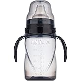 Mamajoo Kulplu Akıtmaz Eğitici Bardak Black 270 ML Anti-Kolik Bardak Ucu