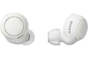 Sony WF-C500 True Wireless Headphones - Up to 20 hours battery life with charging case - Voice Assistant compatible - Built-in mic for phone calls - Reliable Bluetooth® connection - White