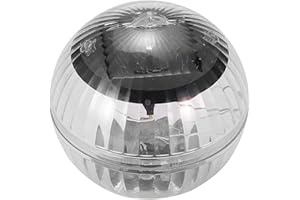 PINEESEATILE Solar Pond Light Floating Solar Pool Light 7Color Change Garden Pool Light LED Garden Pond Ornament for Fountain Fish Tank 10cm Garden Pond Ornaments