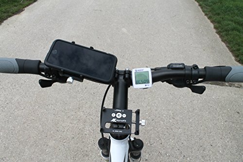 BOMBENFEST – Handyhalterung für Fahrrad & Motorrad | Passend für ALLE Smartphones | Passt an ALLE LENKER + 2 GRATIS Passtücke | Handyhalterung Fahrrad | Handyhalterung Motorrad - 7
