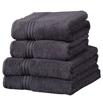 Linens Limited Toalla de baño Extragrande - 100% extraordinario algodón Egipcio - Gris Marengo
