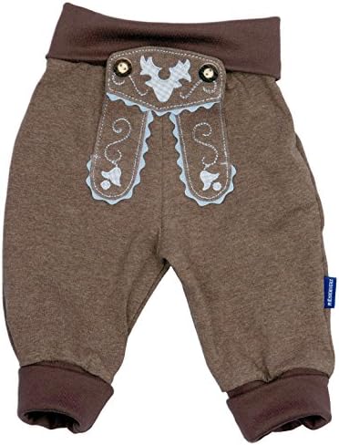 BavariashopBavaria Shop Baby Jogging Shorts Leather Look Trousers 100% Cotton in Car Sticker – Brown