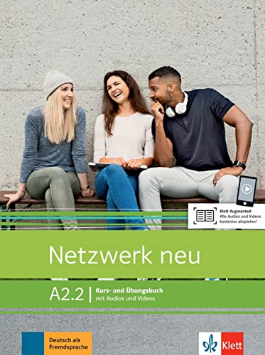 Netzwerk neu a22, libro del alumno y libro de ejercicios, parte 2: Kurs - und Ubungsbuch A22 mit Audios und Videos (SIN COLECCION)