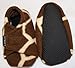 TOZIES Baby Toddler Soft Indoor Play Shoes / Slippers NON SLIP Designed to Stay on (18-36 months) GIRAFFE