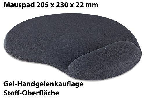 GeneralKeys Ergonomisches Premium-Mauspad mit Gel-Handgelenkauflage, schwarz - 2