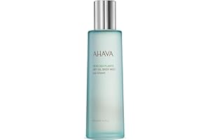 ‎AHAVA AHAVA Dry Oil Body Mist Sea-Kissed Aqua 100 ml Dead Sea Minerals Aromatic and Gentle Fragranced Spray Keeps Skin Soft with a Natural Glow and Protective Hydrating Layer [for Women]
