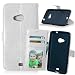 Produktbild Nancen Nokia Microsoft Lumia 535 / n535 (5,0 Zoll) Lederhülle Neu Style Acht Farbe Weich PU Flip Case Ledertasche / Schutz Etui, Einfach Vintage Kollektion Karten Slot Foto Wallet Hülle Handy Tasche Zubehör