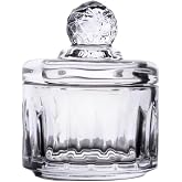 Deconox L&uuml;x Kristal Mini Cam Şekerlik &amp; Cam Lokumluk, Kesme Cam L&uuml;x Şekerlik 7.5cm*9.2cm - 06644
