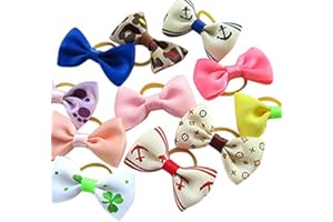 CHENKOU CRAFT Lot de 20 nœuds de toilettage aléatoire pour chien