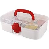 Primelife Medico Small First Aid Box, White, Plastic, Rectangular