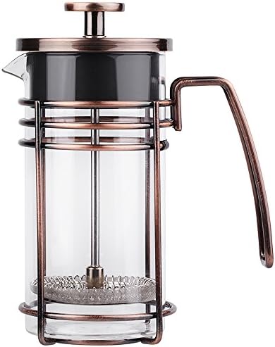 French Press, Wincco Cafetiere 3 Cup French Press Coffee Maker, Tea Maker, 350ml/12oz, Bronze.