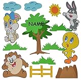 sehr schöner 3-D Effekt: aus 0,7 cm dicken und stabilen 3-D Moosgummi / Kunststoff