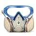Produktbild zenpy Atemschutzmaske Gasmaske Sicherheit umfassende Full Face Cover, Industrie chemischen Anti-Staub Atemschutzmaske Maske & Brillen Set Maske Pestizid Staubdicht Gerät
