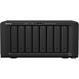Synology DiskStation DS1821+ Network Attached Storage Drive (Black)