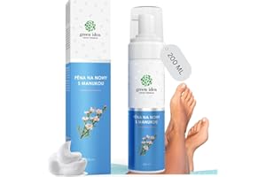 Green idea - Pianka do stóp z manuką, mocznikiem, pantenolem – maść do stóp – intensywna pielęgnacja stóp – krem piankowy z mocznikiem – zrogowaciały naskórek i zmarszczki – do codziennej pielęgnacji