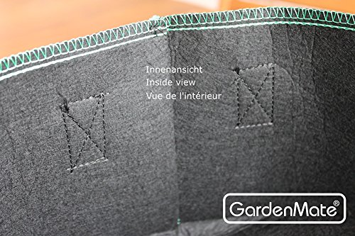 GardenMate® 3x 15L Pflanzsack aus Vliesstoff – 15L - 9