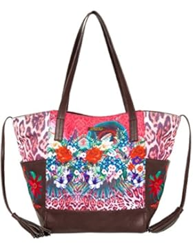 Desigual BOLS ORLANDO LEOPARD Shopper Mehrfarbig Polyester 51X50Y4-3063