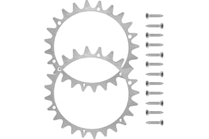 GOTRAIN Pinchos de acero inoxidable de 225 mm para Worx Landroid L, picos gruesos para cortacésped robótico con 12 tornillos de acero inoxidable para cortacésped Landroid L WR153E, WR155E