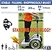 Produktbild carfreeshop 1253 golf-buggy-Roller – stabile, 4 Räder, Smart, Segway, wie golf-trolley verwendet, großen Auswahl 36 löcher, Schutzblech, mühelos, Exclusive, praktisch