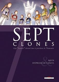 jaquette livre Sept Clones