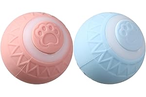 AZNEVER Power Ball 2.0 Cat Toy, 2 For Wlooms Cat Ball 2.0, Cat Toy Intelligent Cat Ball, 2024 New Power Ball 2.0 Cat Toy, Rotating Cat Ball, Ball For Dogs Cat, 360 Degree Ball, Interactive Hunting Cat Toy