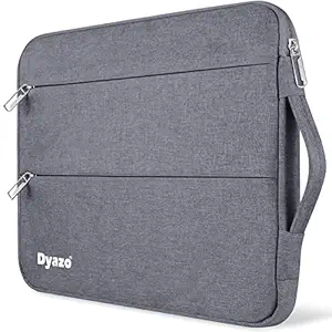 Dyazo 13.3 inch Laptop Bag Sleeve Sleeve Bag Cover for 13 inch Apple Mac Book Air Pro Retina 13 13.3 inch MacBook 13.3 inch and All Other laptops & Notebooks with Front Packet and Handle (Grey)