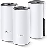 TP-Link Deco M4 Mesh WLAN Set (3 pack) AC1200 WLAN-Heimnetz-Komplettlösung (große WLAN-Abdeckung, für Häuse, Gebäudekomplex, 