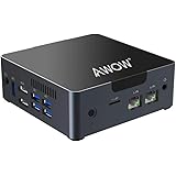 AWOW Mini PC AK34 Windows 10 6GB DDR4 128GB SSD Desktop Computer, Intel Celeron N3450 4K HD/Dual LAN/2.4G+5G WiFi/BT 4.2/HDMI