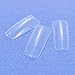 500 pcs Clear French UV Gel Acrylic Half False Tips Nail Art Makeup DIY Decoration