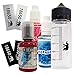 Produktbild 1x Heisenberg 1x Red Astaire 1x Pinkman Aroma je 30ml und 1 Mischflasche und 4 Akkusleeves OHNE NIKOTIN