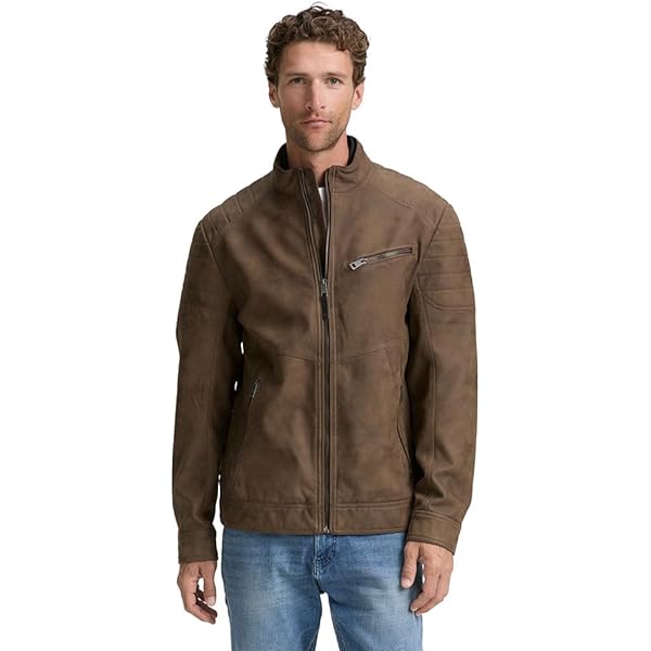 TOM TAILOR 1024298 Men's Jacket, 30513 - Buffalo Brown Fake TOM TAILOR 1024298 Men's Jacket, 30513 - Buffalo Brown Fake