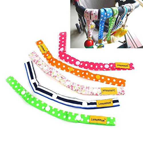 MaddoxStore 1 Pc Toy Straps for Prams Color Random