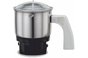 Preethi Pot chutney 0.4L pour Eco Plus/Chef Pro et feuilles Bleu, 0.4-liter