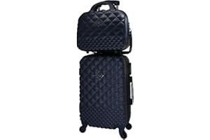 Camomilla Milano Set Valigeria, Set di Valigie, Trolley da Viaggio (40 lt.) + Vanity Case (15 lt.), Materiale Rigido, Ruote Pivotanti
