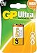 Price comparison product image GP Ultra Alkaline Batteries | 9V | 1 x Pack