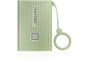 LILITOK T7 Etui podróżne do przechowywania SSD, silikonowe etui ochronne kompatybilne z Samsung T7, przenośny dysk SSD, 1 TB, 2 TB, 500 GB, odporne na zarysowania, lekkie, miękkie etui do przechowywania,