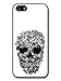 Price comparison product image customize diy Skull with Flowers Pattern Black and White by Alexander Mcqueen case for iPhone 5 5S ka ka case