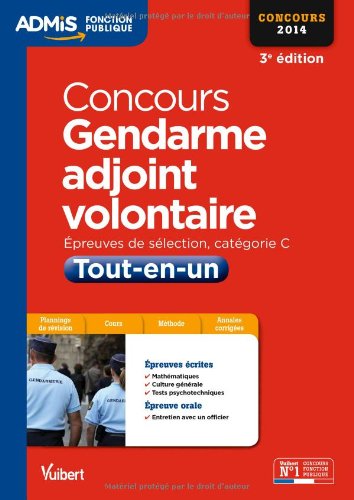 Concours Gendarme adjoint volontaire - Tout-en-un - Catégorie C Admis