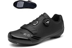 Hixingo Scarpe da Ciclismo Uomo Strada,Scarpe da Mountain Bike per Bici da Strada,Scarpe MTB Donna Road SPD Scarpe da Ciclismo da Bici Spin Compatibile Scarpe