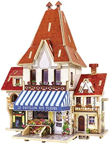 DEHANG Landscape Architecture Model - 3D Jigsaw Woodcraft Kit Wooden Puzzle Kids Toys