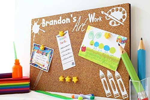 Large Pin cork notice message board artwork display photos Personalised gift 2 sizes C11