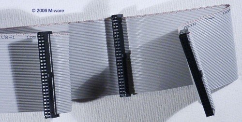 Preisvergleich Produktbild SCSI-2-Kabel intern 50-polig 3 Abgriffe ID101