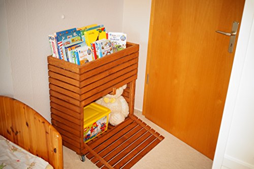 MultiBox S GartenBox BücherBox KräuterBox Hochbeet Rollwagen B42 x T32 x H80 cm - 4