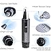 MatrixSight® 2-in-1 Professional Wet/Dry Nose Ear Facial Neck Beard Hair Electric Trimmer Kit with LED Light Vacuum Cleaning System Heavy Duty Steel for Beard and Mustache Grooming