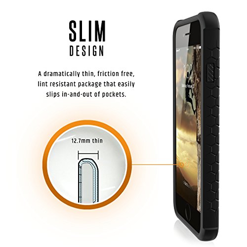 UAG iPhone 8 / 7 / 6S [4.7-inch screen] Monarch Feather-Light Rugged [GRAPHITE] Military Drop Tested iPhone Case