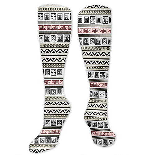 Preisvergleich Produktbild Juzijiang Personalized Compression SocksTribal Geometric Pattern Antique Culture Inspirations Ancient CivilizationsBest Medical,for Running,HikingVaricose VeinsCirculation & Recovery