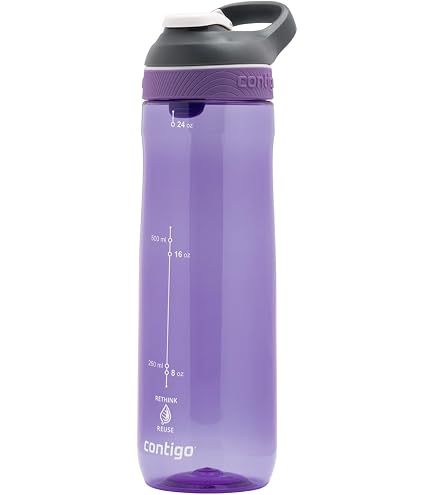 Avex Contigo New AutoSeal 709ml Water Bottles 3 Pack -  Sangria/Tangerine/Grey : Amazon.co.uk: Sports & Outdoors