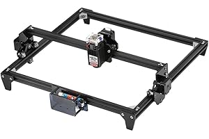ELLBM Macchina per incisione laser TT-5.5, Macchina da taglio, Incisione per marcatura laser, Tavolo Macchina da Velocità Taglio 7.5W 20W per Legno/Pelle/Metallo/Acrilico Tutto per Casa e Ufficio